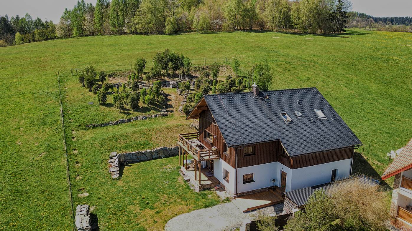 Prodej dvougeneračního RD 8+2kk s terasami na Šumavě v obci Libětice  